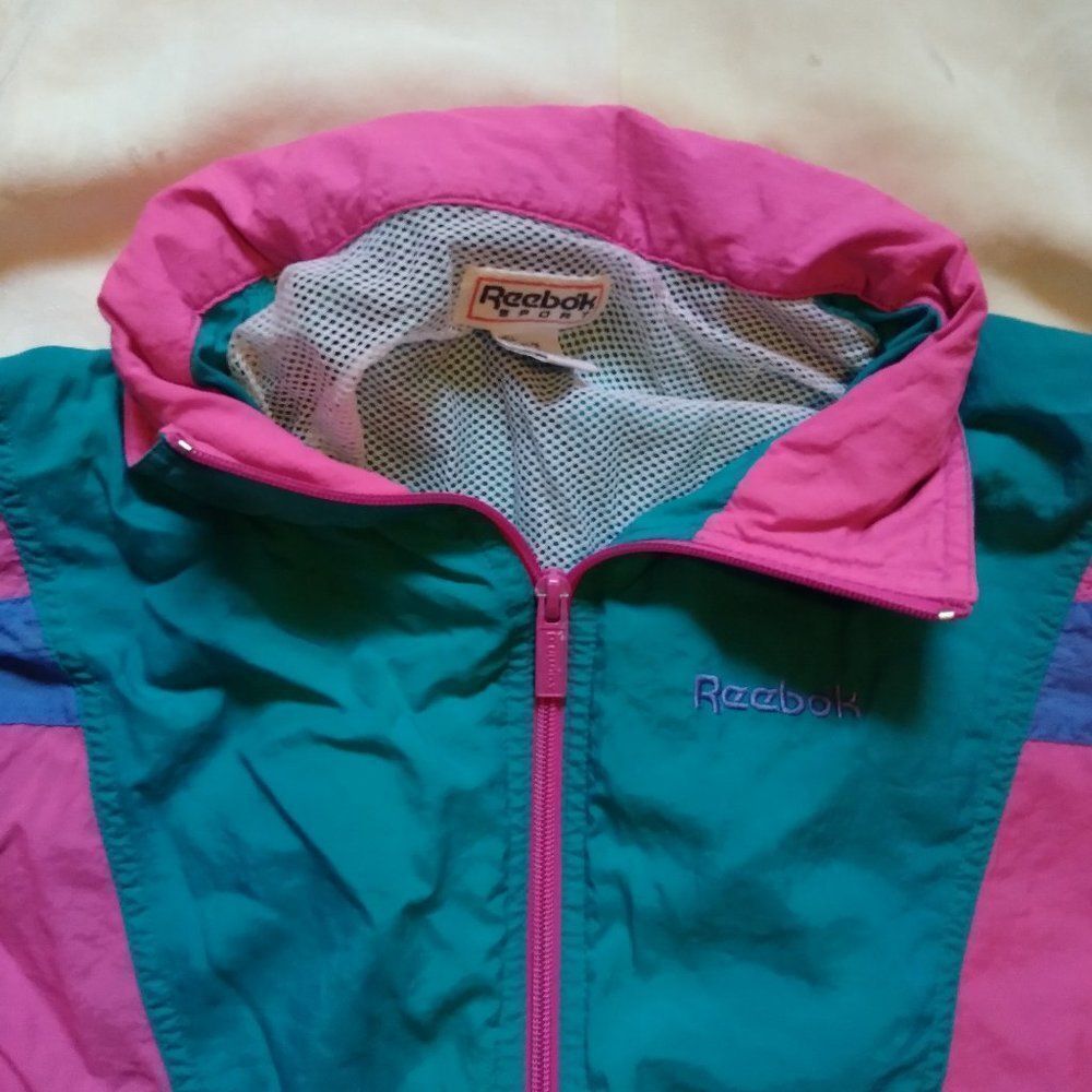 Vintage Reebok Sport Color Block Windbreaker - Picture 3 of 7